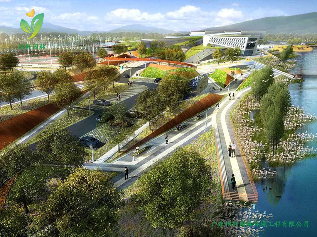 江蘇省揚(yáng)州李寧體育公園景觀設(shè)計案例效果圖