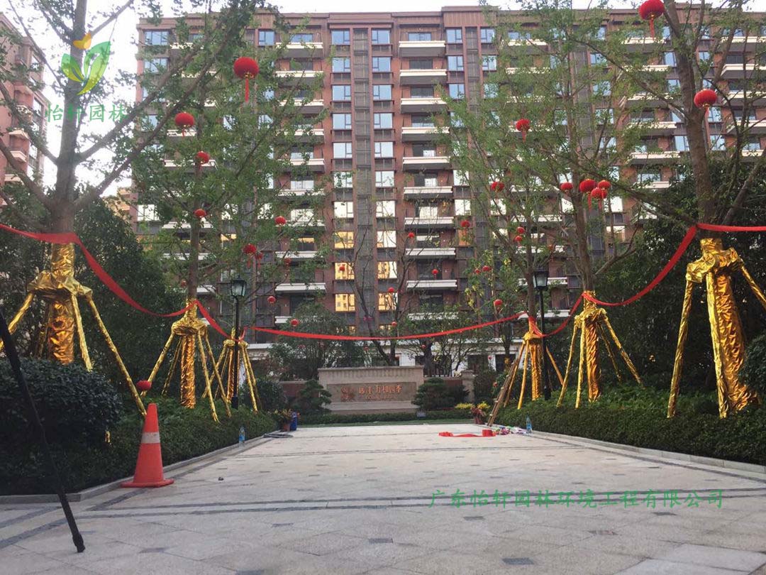 杭州遠(yuǎn)洋萬和四季小區(qū)綠化工程效果圖