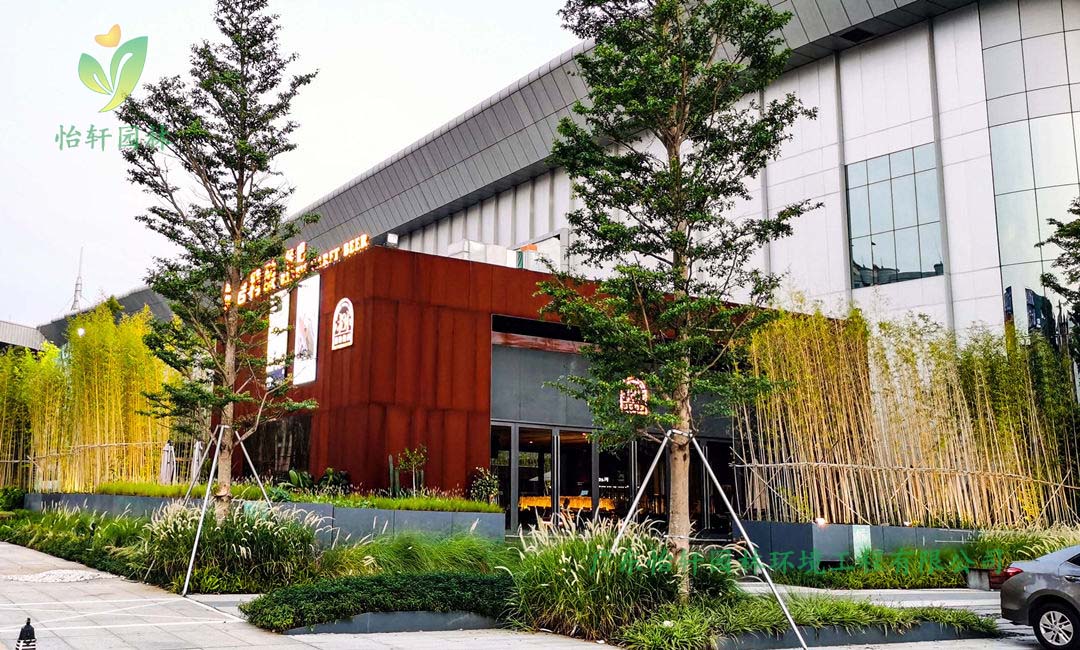 1東莞名家居世博園企業(yè)綠化工程改造案例展示圖