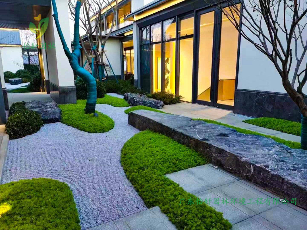 浙江花園大會場內以及周邊綠化工程設計施工案例效果圖