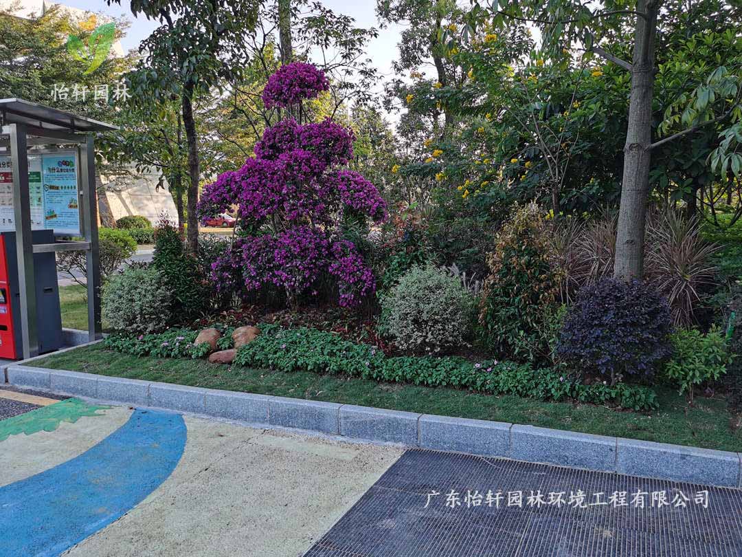 佛山瀚藍綠電固廢處理工廠綠化養(yǎng)護