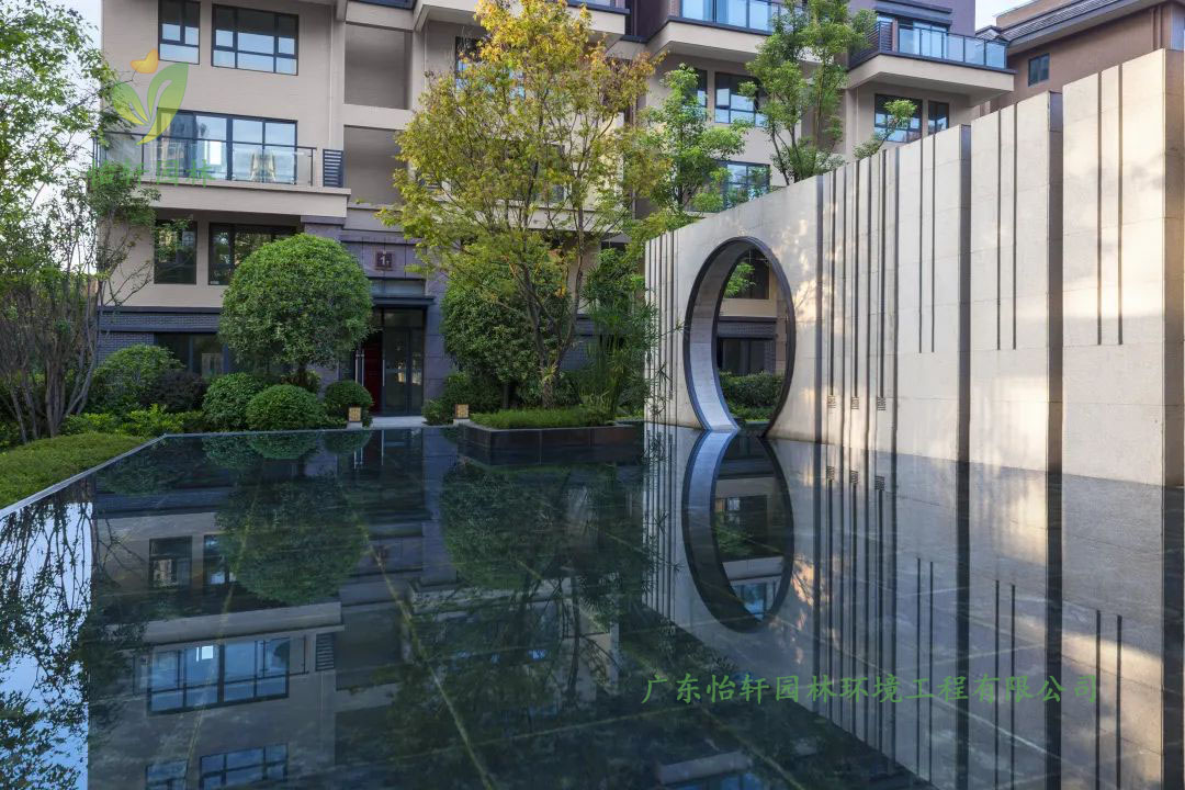 遂寧·正黃金域央墅小區(qū)綠化工程實(shí)景圖