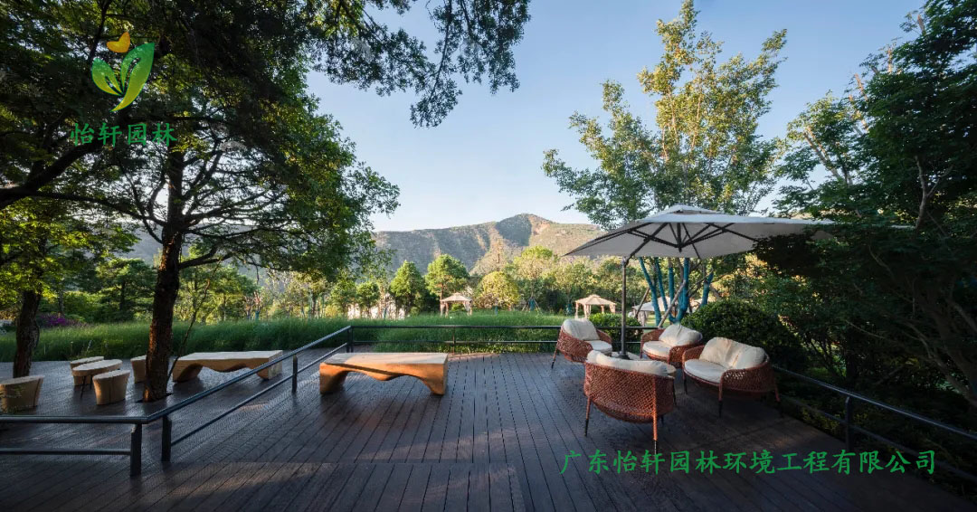 漢華天馬山溫泉度假區(qū)酒店綠化工程實(shí)景圖