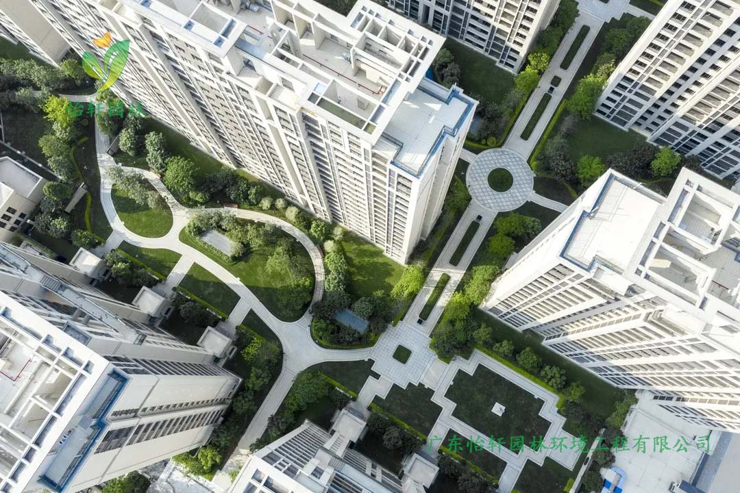 肇慶中?！ば鲁?號小區(qū)景觀綠化設(shè)計案例