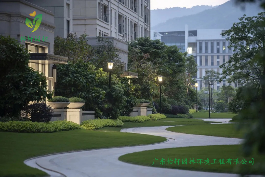 肇慶中?！ば鲁?號小區(qū)景觀綠化設(shè)計案例