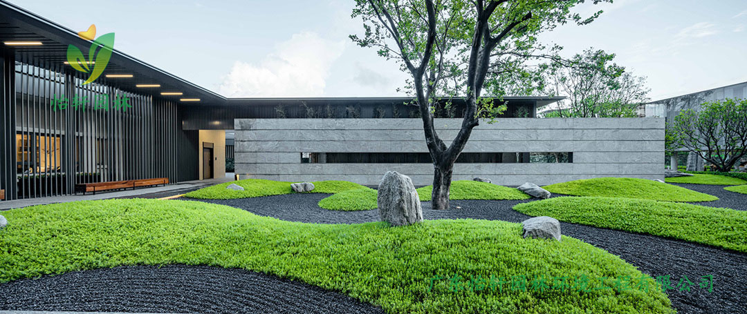 保利廣鋼225地塊住宅區(qū)綠化工程施工改造實(shí)景圖