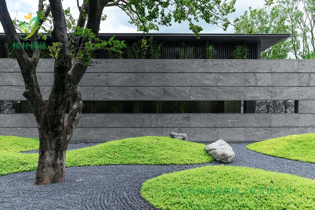 保利廣鋼225地塊住宅區(qū)綠化工程施工改造實(shí)景圖