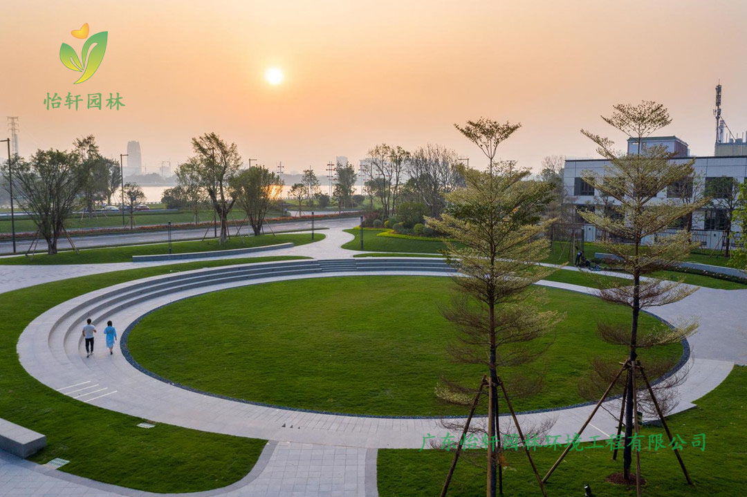 廣州時代大家住宅區(qū)綠化工程案例實景圖