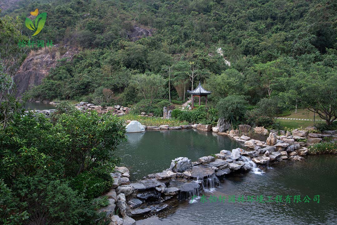 中海湯泉度假酒店三期綠化工程實景圖