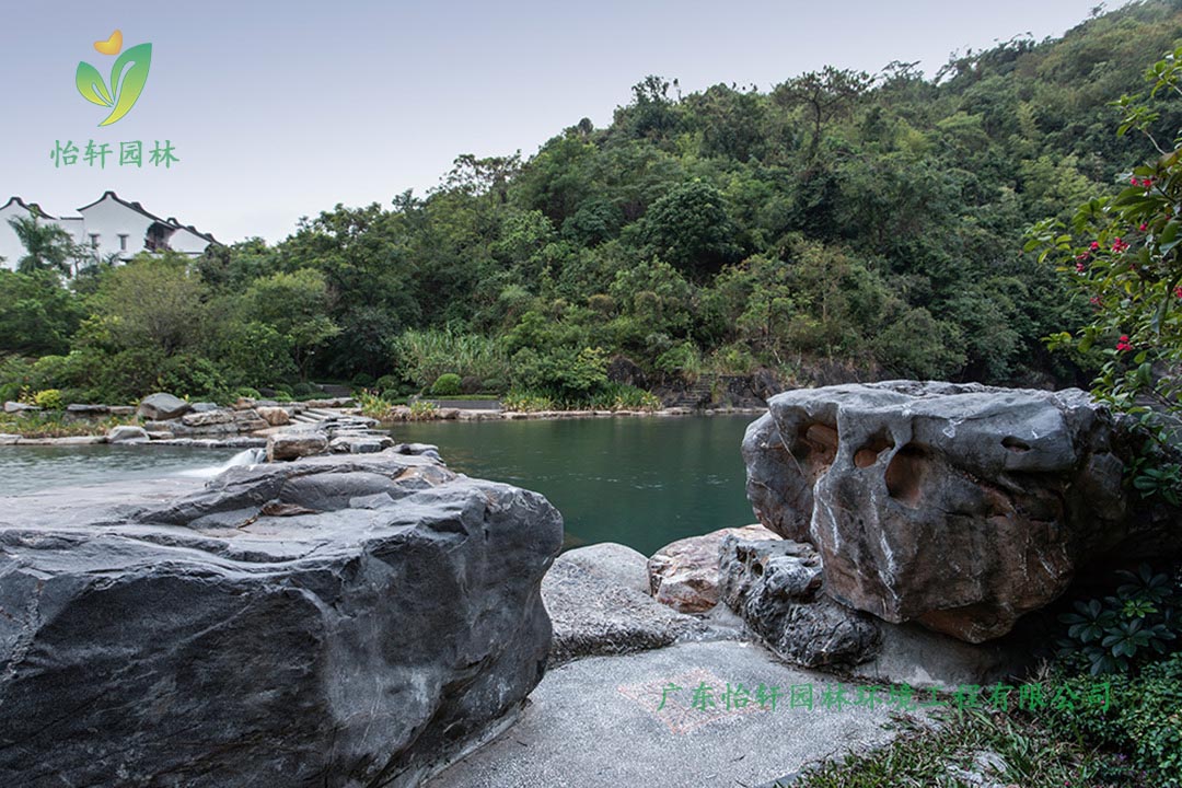 中海湯泉度假酒店三期綠化工程實景圖
