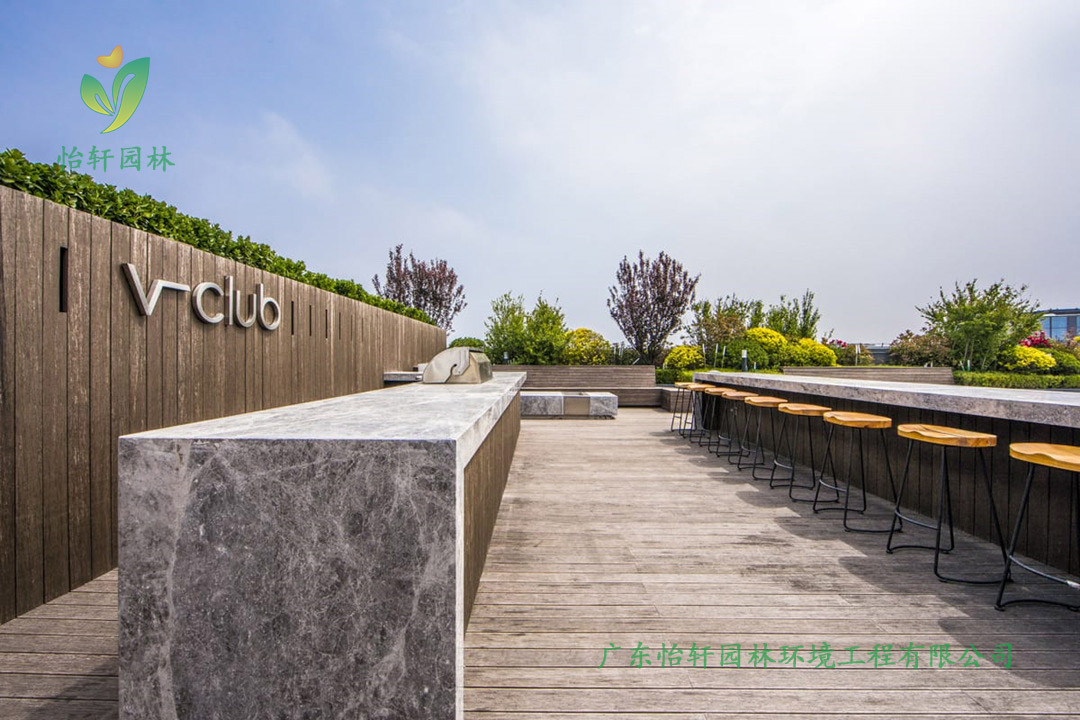 萬科地產(chǎn)深圳總部屋頂花園綠化工程設(shè)計改造實景圖