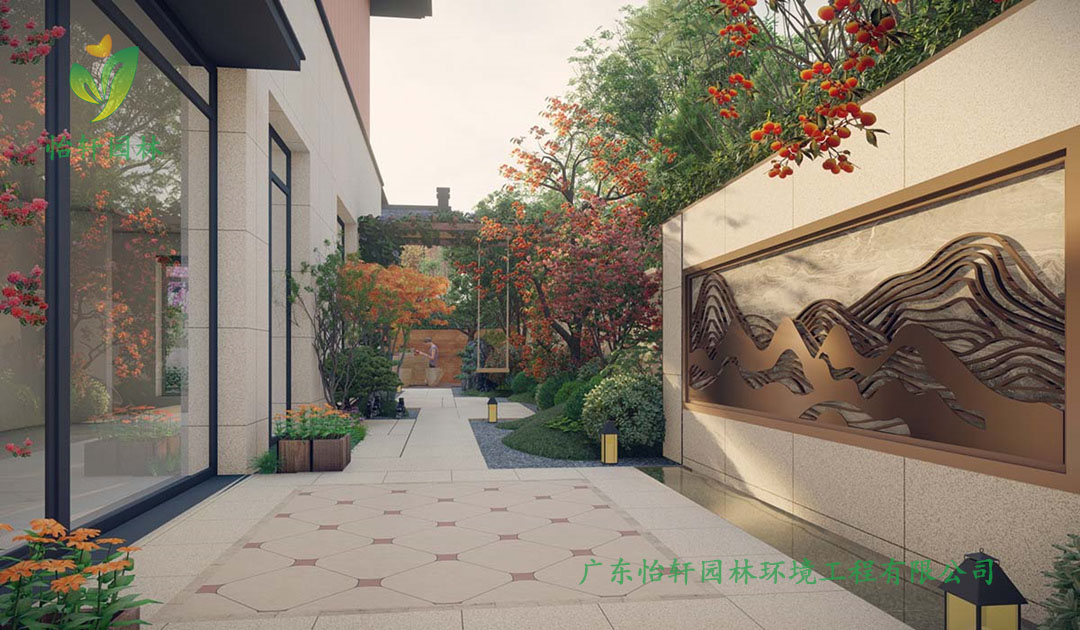 肇慶碧桂園某私人別墅庭院景觀設計效果圖