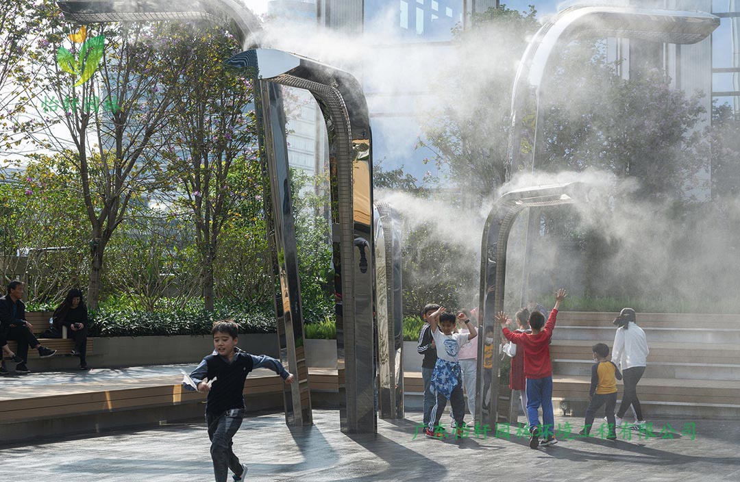 深圳萬象天地商業(yè)街花園綠化工程實(shí)景圖